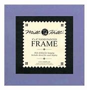 Mill Hill Periwinkle Hand Painted Frame Opening: 6" x 6"/15.2 cm x 15.2 cm GBFRM8